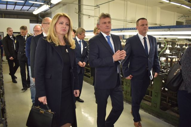 Pani prezidentka navštívila našu spolupracujúcu firmu RONA