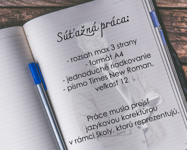 Zapojte sa do literárnej súťaže MLÁDEŽ A ODKAZ ALEXANDRA DUBČEKA